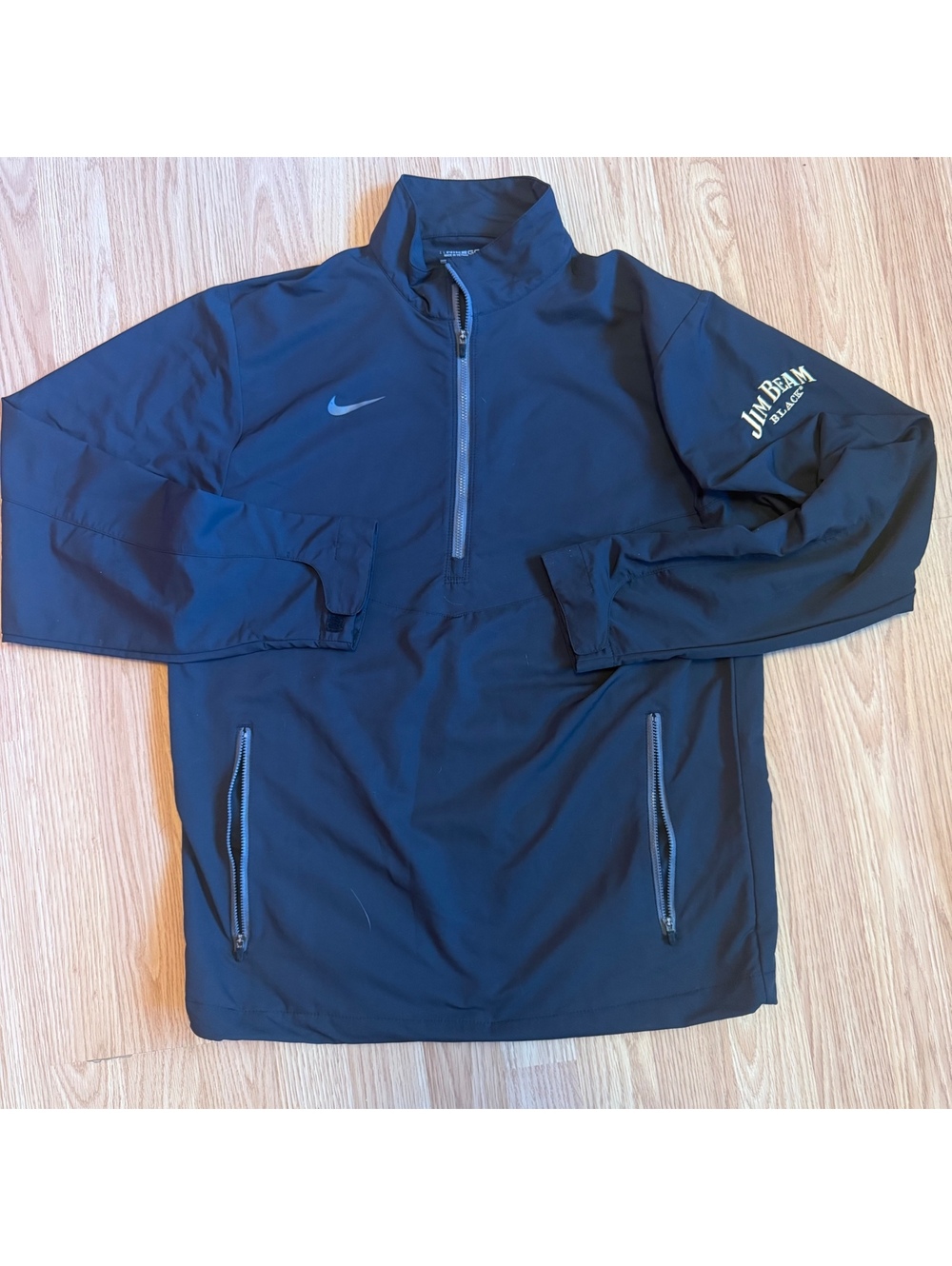Nike Golf Half Zip Jim Beam Black Size Small